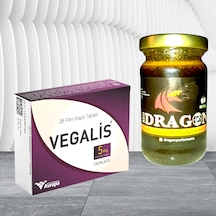 Dragon 110gr Birtkisel Macun + Vegalliss5mg 28tablet Set Formen