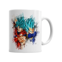 Goku E Vegeta Kupa Bardak Porselen Karışık
