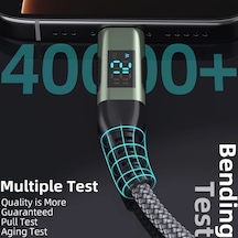 Willowhaven 5'li İphone Uyumlu Şarj Kablosu 6.6ft Ekranlı Dayanıklı Xs Max Xr 8 7 6s İpad Uyumlu