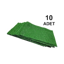 10 Adet, Yapay Çim, A4 Boyutunda, Maket, Dekoratif, Çim Tabakası,