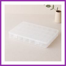 Bezos 28 Bölmeli Organizer Kutusu - Plastik Şeffaf Kapak Bty Diğer