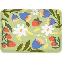 The Mia Spring Kaydırmaz Tepsi Yeşil 37x28 Cm