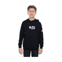 Toontoy Erkek Çocuk Nakışlı Sweatshirt Siyah