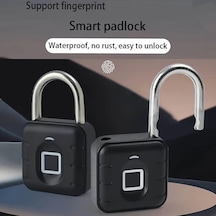 Meridiangoods Akıllı Parmak İzi Kilit Metal Gövde Ip67 Su Geçirmez Pilsiz Bagaj Kiliti