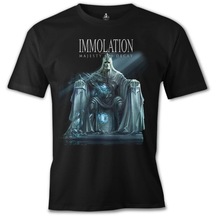 Immolation - Majesty And Decay Siyah Erkek Tshirt