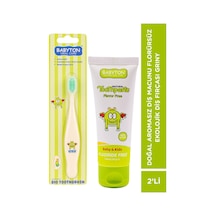 Set Aromasız Diş Macunu Florürsüz-ekolojik Diş Fırçası Griny