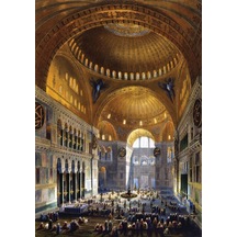 Ayasofya Camii'nde İlk Namaz 1000 Parça Eğitici Puzzle