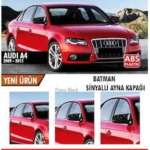 Audi A4 B8 2009-2014 Batman Yarasa Ayna Kapağı Piano Black Abs