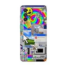 Samsung Galaxy A23 Uyumlu Baskılı Şeffaf Telefon Kılıfı Koleksiyon: Aeroglass Mirage 2