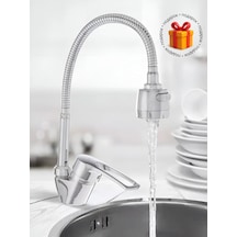 Aquavera Esnek Çıkışlı Tek Kollu Mutfak Bataryası 151176311 Krom