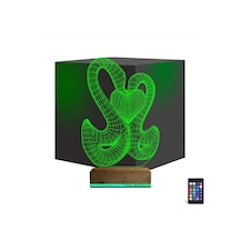 Luvivia Kuğu 3d Lamba - Masa Gece Lambası Şeffaf