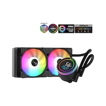 Game Power Skadi Round 240 Argb 240mm Sıvı İşlemci Soğutucu Am5 Ve Lga1700 Uyumlu