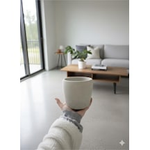 Masaüstü Dekoratif Beton Saksı