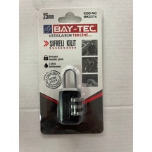 Baytec Şifreli Asma Kilit 25mm