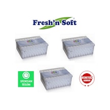 Fresh'N Soft Bebek Kulak Çubuğu Dikdörtgen 60'Lı x 3 Kutu