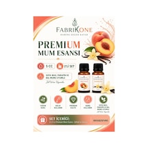 Premium Mum Esansı 5 Cc 2'li Set - Şeftali, Vanilya - Soya Wax, Parafin, Jel Wax Ve Bal Mumu Uyumlu Bkfab2sfvn5 Karışık