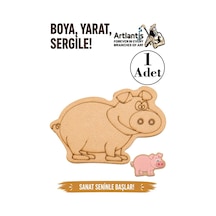 Ahşap Boyama Hayvanlar 1 Adet 10x15 Set3 Hayvan Boyama Figürü Etkinlik Çocuk Gelişim Motor Beceri Anasınıfı Kreş