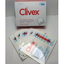 Clivex Şeffaf Pu Hazır Pansuman Örtüsü 9cmx10cm 25 Adet C6110p