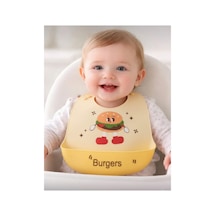 Silikon Bebek Mama Önlüğü Çocuk Mama Önlük Leke Tutmaz Yıkanabilir 815911530