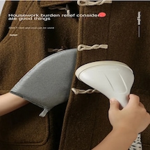 Qingmipy El Tutucu Isı Dayanıklı Ütü Tahtası - Portatif, Gri, Kollu-yaka Ütüleme, Kaymaz, Konforlu Kumaş Malzeme