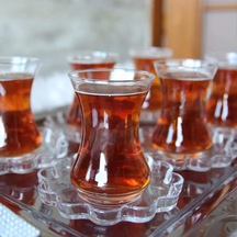 Paşabahçe Çay Seti - Çay Bardağı Takımı 12 Prç. İnce Belli Papatya Şeffaf