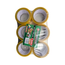 Hasbros Bant Şeffaf Koli Bandı / 45 Mm X 100 Yrd - 91 Metre / 6'lı Paket 6 Rulo