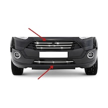 Ford Custom 2012-2017 Arası Krom Ön Tampon Çıtası 5 Parça Frdcstöntam0000001