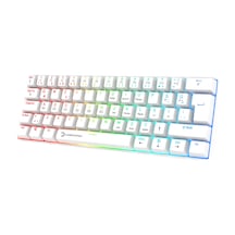 Gamepower Lyra Rgb 60m 62tuş Beyaz Mekanik Kablolu Red Switch Ckckgmp0017