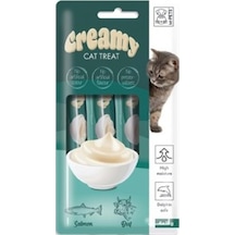 M-Pets Creamy Somon Balıklı Biftekli Kedi Ödülü 4 x 15 G