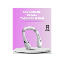 Giyilebilir Bladeless Boyun Fanı 360 Serinlik, 5 Kademe Rüzgar, Usb Şarjlı Sessiz Mini Klima