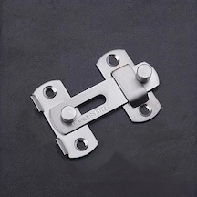 Cordial Paslanmaz Çelik Kapı Kilidi - Ağır Hizmet, 180 Derece Döner Sürgülü, Buton Kontrollü, Güç Gerektirmez, İç/dış Mekan Kullanımı, Dayanıklı