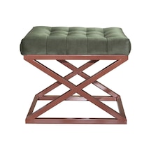 Evodeko Bakır Çapraz Ayaklı Yeşil Puf