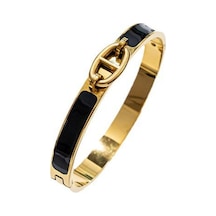 Altın - Haki Paslanmaz Çelik Bileklik Kadın Solmayan Moda Takı Altın - Haki