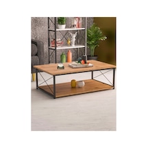 Double Orta Sehpa Ceviz 90x50 Cm Çok Renkli