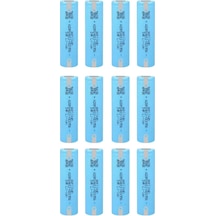 12 Adet Aspilsan Puntalı Inr18650a28 3.7v 2800mah 25a Discharge Şarjlı Li-ion Pil