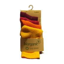 Bibaby Biorganic 4Lü New Basıc Çocuk Çorap 68387 Sarı