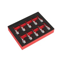 Sealey Ak6242 Lokma Anahtar Seti, 3/8 İnç Kare Tahrik, Trx-star 000 Açık Krem
