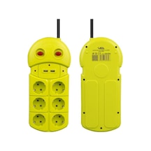 Vea Ve-970usb 6 Lı 2 Usb Li 1.5 Metre Grup Priz 0