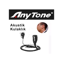 Anytone Akustik Kulak İçi Telsiz Kulaklığı