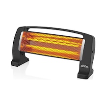 Sfh-3399 1000w 2x500w Quartz Isıtıcı 2 Kademeli Isı Ayarlı, Devrilme Emniyetli, Masa Ve Yer Tipi Hızlı Isıtıcı