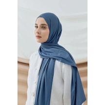 Aminenesil Modakaşmir Mavi Penye Şal