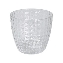 Della Kristal Orkide Saksı No 4 5,6 L 2 Adet Renkli