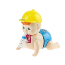 Emekleyen Bebek Oyuncak Bebek Işıklı Sesli Hareketli 15 Cm