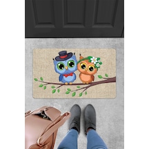 Evaşk Kapı Önü Paspası Vinil Kaymaz Tabanlı 45 X 70 Evaşkdm12114