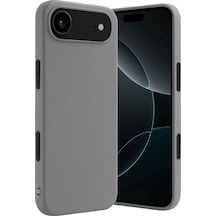 Apple Uyumlu iPhone 17 Air First Silikon Gri