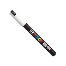 - Ultra İnce - İnce Boya Marker Kalem Seti - Pc-1mr, Pc-1m, Pc-3m - Beyaz Mürekkep - 3'lü Paket 0