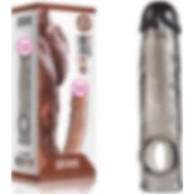 Truva Shop 16 Cm Zenci Uzatmalı Penis Kılıfı + 10 Ml Kaydırıcı