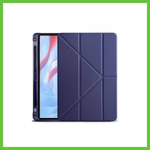 Bezos Pad X9a Kalemlikli Mars Tablet Kılıfı - Lacivert Dmc