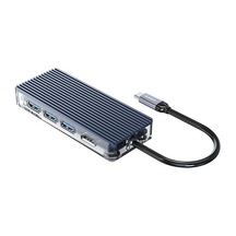 Orico WB-6RJ 6 Portlu USB 3.0 100W RJ45 1000 Mbps HDMI Çoklayıcı HUB Gri