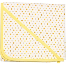 Puanlı Erkek Bebek Penye Battaniye 88x88cm - Standart / Sarı Sarı